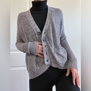 Forever 21 - Gray Crochet Style Cardigan